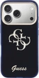 Etui Guess IML 4G Script Metal do Apple iPhone 17 Pro Blue (GUHCP17L5HC4MLSB) - obraz 3