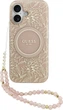 Чохол Guess IML Flowers Electro Pearl Strap MagSafe для Apple iPhone 17 Pink (GUHMP17SHCPOFPP) - зображення 1