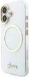 Etui Guess IML Script Metal MagSafe do Apple iPhone 17 Transparent (GUHMP17S5HTCSMST) - obraz 2
