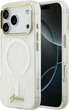Etui Guess IML Shell Script Metal MagSafe do Apple iPhone 17 Pro Max White (GUHMP17X5HTPMCSH) - obraz 1