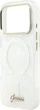 Etui Guess IML Shell Script Metal MagSafe do Apple iPhone 17 Pro Max White (GUHMP17X5HTPMCSH) - obraz 6