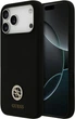 Etui Guess Silicone Logo Strass 4G MagSafe do Apple iPhone 17 Pro Max Black (GUHMP17XM4DGPK) - obraz 1