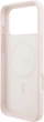 Etui Guess Silicone Script Metal Logo MagSafe do Apple iPhone 17 Pro Max Pink (GUHMP17XSMBSLP) - obraz 7
