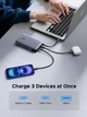 УМБ UGREEN PB551 20000mAh 145W PD 3.0 Super Fast Charging with 100W Built-in Cable Gray (55992B) - изображение 8