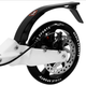 Самокат Scale Sports SS-04 белый с дисковым тормозом и 2 амортизаторами, колеса 200 мм, до 100 кг (SS04WHITE) - изображение 4