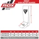 Захист Для Ніг RDX IMMAF Approved Neoprene Shin Instep Guards Чорно-Червоний M (SGN-IMF-1R-M) - изображение 8