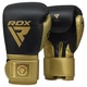 Боксерські Рукавички RDX L2 Mark Pro Sparring Boxing Gloves Hook and loop Чорно-Золотий 14oz (BGM-PSTL2G-14oz) - изображение 1