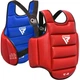 Захисний Жилет Для Карате RDX T2 Karate Chest Guard Червоно-Синій L/XL (SCC-T2R/U-L/XL) - зображення 1