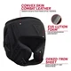 Боксерський Шолом RDX T15 Noir Cheek Protector Head Guard Чорний L (HGR-T15MB-L) - изображение 5