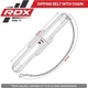 Пояс Для Важкої Атлетики RDX T7 Weight Training Dipping Belt With Chain Чорний MISC (WDB-T7B) - зображення 8