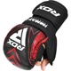 Рукавички Для MMA RDX IMMAF Approved Shooter Grappling Gloves Чорно-Червоний 2XL (GSR-IMF-1R-2XL) - изображение 3