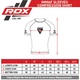 Компресійна Футболка RDX IMMAF Approved Half Sleeves Compression Shirt Чорно-Червоний 2XL (CSH-IMF-1R-2XL) - изображение 4