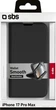 Etui z klapką SBS Wallet Smooth do Apple iPhone 17 Pro Max Black (TEWALIP1769K) - obraz 2