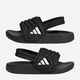 Детские шлепанцы Adidas Adilette Estrap 2.0 I HQ9202 26 Core Black (4068806101037) - изображение 5