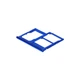 Держатель для SIM карты для Samsung A315, A405, A415, Galaxy A31, A41 (2020), A40 (2019), Prism Crush Blue синий - изображение 2
