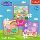Набір пазлів Trefl 3в1 Свинка Пеппа: Пеппа і друзі 20/36/50 елементів 34873 (5900511348736) - зображення 5