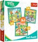Набір пазлів Trefl 3в1 Родина Трефликів: Познайомся з Трефликами 20/36/50 елементів 34872 (5900511348729) - зображення 1
