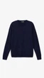 Джемпер однотонний чоловічий GENUA G01205-0002 L Темно-синій shop (2000999471452) - зображення 1