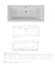 Ванна акриловая Radaway Rio 170х80 в комплекте с ножками и сифоном WA1-65-170x080S - изображение 2