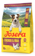 Сухой корм для взрослых собак малых пород JOSERA Mini Adult Chicken & Rice (Miniwell) 3 кг - изображение 1