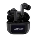 Наушники ACEFAST W6 smart screen active noise cancelling true wireless earbuds, IPX4, BT5.4, 8/35h, 35/400mAh, ANC, ENC, black - изображение 1