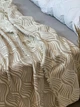 Плед двухсторонний муслиновый евро L&M Home Textiles 20292 200х220 см бежевый - изображение 3