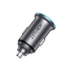 Адаптер автомобільний ACEFAST PD dual port metal car charger B15 |1Type-C/1USB, PD/QC, 65W/3A| Grey - зображення 3