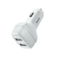 Автомобільний зарядний пристрій Hoco Z36 Leader Micro USB Cable 2USB 2.4A White - изображение 2