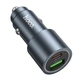 Автомобільний зарядний пристрій HOCO Z60 Bloom PD30W+QC3.0 48W Metal Grey - изображение 2