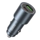 Автомобільний зарядний пристрій HOCO Z60 Bloom PD30W+QC3.0 48W Metal Grey - изображение 3
