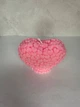 свечка ручной работы «Сердце» (насыщенно-розовый неон) - изображение 5