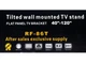Настенный крепеж для телевизора 40"-120" RF-86T, Универсальный кронштейн для телевизора, держатель на стену - изображение 6