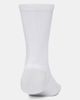 Шкарпетки Under Armour Performance Tech™ Unisex 3-Pack Crew Socks 1379515-101 l, білий - зображення 3
