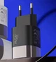 Зарядний пристрій Блок Швидкої зарядки для телефону C171 45W PD USB Type-C +USB-A QC Fast Charging Швидка Зарядка для Samsung iPhone 15 16 17 Xiaomi Redmi Huawei Black - зображення 3