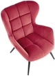 Крісло для відпочинку Halmar Tyrion Бордовий (5905248112858) - зображення 5