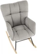 Крісло-гойдалка Halmar Vasco Сірий (5905248131026) - зображення 7