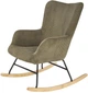 Крісло-гойдалка Halmar Belmiro Оливкове (5905248130425) - зображення 4