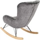 Крісло-гойдалка Halmar Castro Сірий (5905248130524) - зображення 2