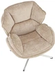 Крісло для відпочинку Halmar Guido Бежеве (5905248130685) - зображення 5