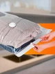 Вакуумний пакет для одягу Vacuum Bag 40х60 см з клапаном, багаторазовий, прозрачний, для зберігання промов - зображення 5