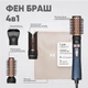 Набор для волос: Браш-стайлер 4в1 KS H302 + Профессиональная плойка GlossCurl 28 mm Lilac - изображение 4