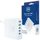 Зарядний пристрій 3MK Hyper Charger 140 W 3 USB-C 2 USB (5903108492379) - зображення 1