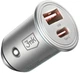 Автомобільний зарядний пристрій 3MK Hyper Car Charger 45W Silver (5903108527231) - зображення 5
