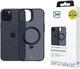 Панель 3mk Smoke Case Mag&Stand для Apple iPhone 15 Plus Black (5903108597180) - зображення 1