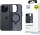 Панель 3mk Smoke Case Mag&Stand для Apple iPhone 16 Pro Black (5903108597241) - зображення 1