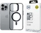 Etui 3MK Satin Armor MagCase do Apple iPhone 16 Pro Max Black + Transparent (5903108586603) - obraz 1