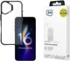 Etui 3MK Satin Armor Case+ do Apple iPhone 16 Plus Black + Transparent (5903108586542) - obraz 1