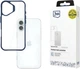 Etui 3MK Satin Armor Case+ do Apple iPhone 16 Plus Blue + Transparent (5903108597807) - obraz 1