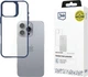 Etui 3MK Satin Armor Case+ do Apple iPhone 16 Pro Max Blue + Transparent (5903108592673) - obraz 1