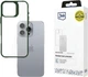 Etui 3MK Satin Armor Case+ do Apple iPhone 16 Pro Max Green + Transparent (5903108592734) - obraz 1